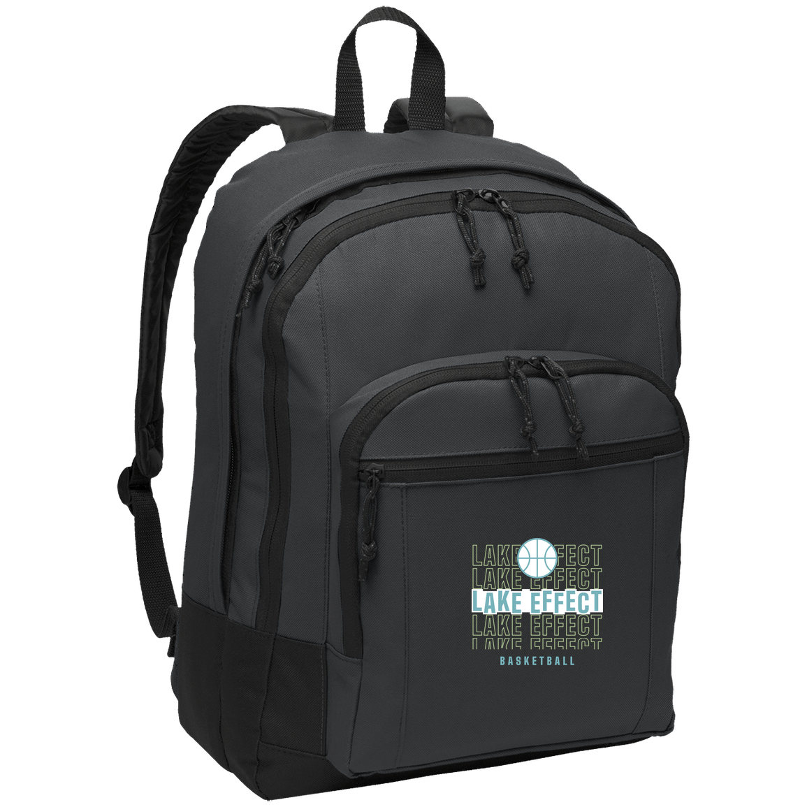 lake-effect-legends-echo-highlight-port-authority-basic-backpack — Dark Charcoal — Front — source sha256 8d7c38dfc661abecb912cbc493d529e280cc96c049baa9dd29c0bb7b1908579f — Color position 2