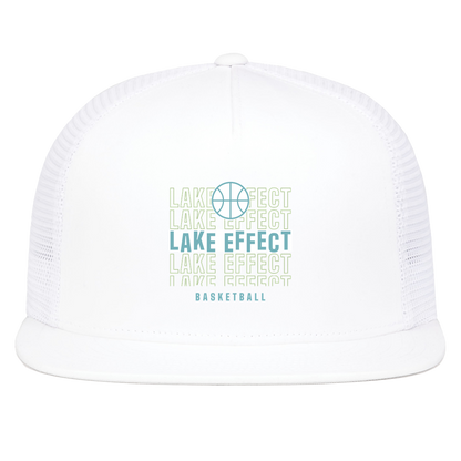 lake-effect-legends-echo-highlight-pacific-headwear-d-series-5-panel-trucker-snapback-cap — White — Front — source sha256 9776fab1486add979cf941dfb0395c2517350ad497cd5cf041e7be6ff267fb11 — Color position 5