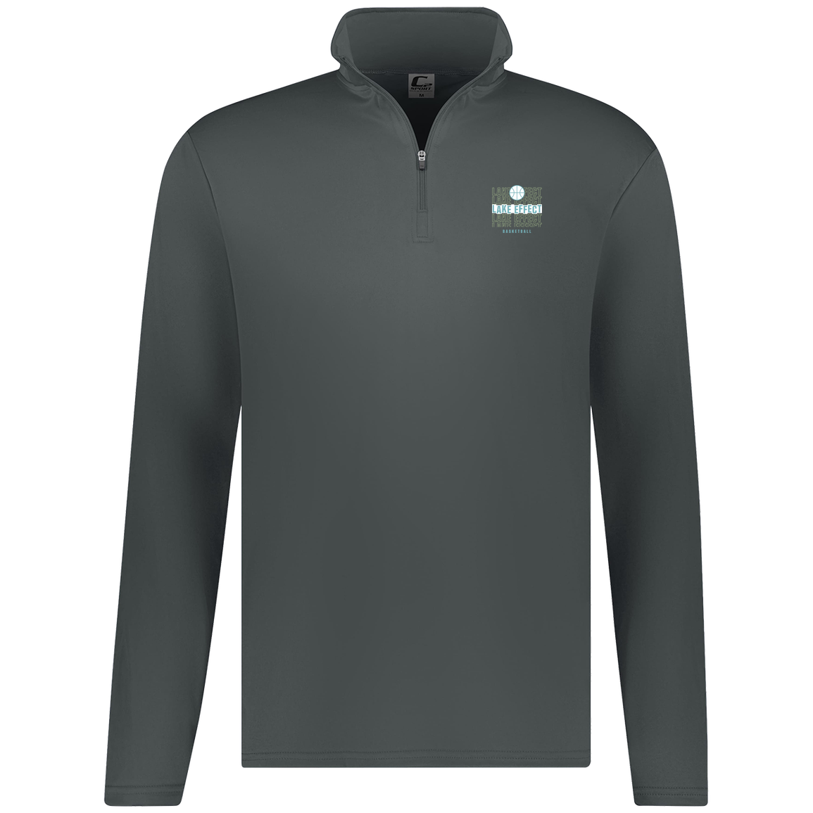 lake-effect-legends-echo-highlight-c2-mens-1-4-zip-pullover — Graphite — Front — source sha256 cf6e7298f004cef328e89222c46819934448b0e413768ed0f13a26becfd8f77e — Color position 4