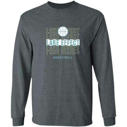 lake-effect-legends-echo-highlight-gildan-ls-t-shirt-5-3-oz — Dark Heather — Front — source sha256 fc70079961b22eecdaa899d22bc2fd33192062b98c47aabe8ab3bd52be52757e — Color position 2