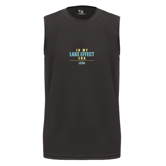 lake-effect-legends-era-stack-badger-b-core-sleeveless-performance-tee — Black — Front — source sha256 231eb2fd47296517260053a1eb892b57d58eedf28a06afbac0eea43c56d86846 — Color position 1