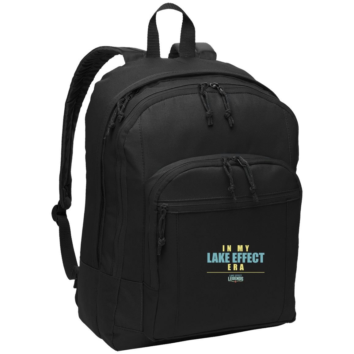lake-effect-legends-era-stack-port-authority-basic-backpack — Black — Front — source sha256 239e34e24f404487516bf40e2ec068f1738dae2b8d1db251345d76a41d02741d — Color position 1