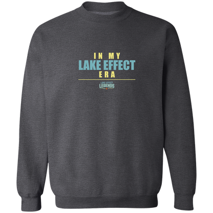 lake-effect-legends-era-stack-gildan-crewneck-pullover-sweatshirt — Dark Heather — Front — source sha256 3dab101c8f8b6cec5207be78ec59adf0bdd1d774316ac6f46b91f773e0a7e74d — Color position 6