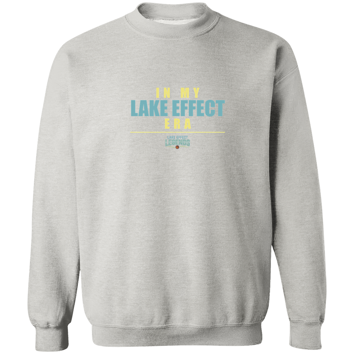 lake-effect-legends-era-stack-gildan-crewneck-pullover-sweatshirt — Ash — Front — source sha256 54f5079b1c01d6991f9bb3b0256b8666b7816528f096d6c1373fcfdea8fbc80b — Color position 2