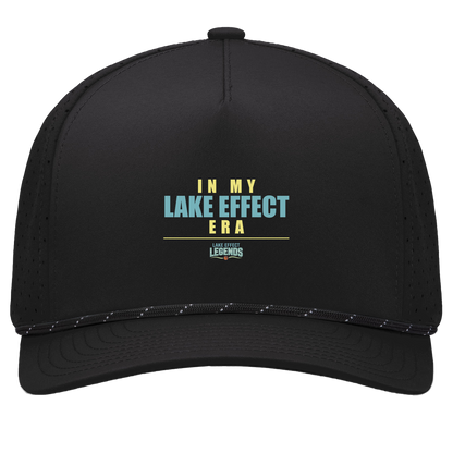 lake-effect-legends-era-stack-pacific-headwear-weekender-perforated-snapback-cap — Black/Black — Front — source sha256 5b0e3536caff72ffb101e8205878c91c47411a006337f655a7197c51fc0202eb — Color position 1