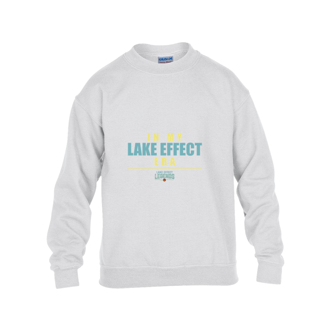 lake-effect-legends-era-stack-gildan-kids-heavy-blend-fleece-crew — White — Front — source sha256 68a4fa48cfc843bc512dc8cabb629a466becdc35731e0c5f29dd8547e8b9cb8a — Color position 4