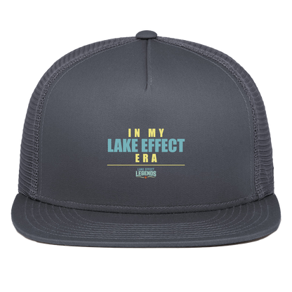 lake-effect-legends-era-stack-pacific-headwear-d-series-5-panel-trucker-snapback-cap — Graphite — Front — source sha256 94eeb631c7832925ef741286fc70e551f90bdd5e21358111f09593627f3b1dbb — Color position 3