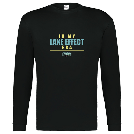 lake-effect-legends-era-stack-c2-kids-performance-long-sleeve-tee — Black — Front — source sha256 b4f43c717416e2ad9af83857a2a470e96c1d938d73a62d7301299e7d35c61095 — Color position 1