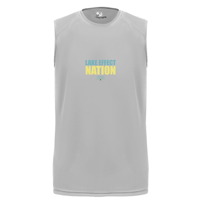 lake-effect-legends-hoops-nation-badger-b-core-sleeveless-performance-tee — Silver — Front — source sha256 17fb22109a5906312db049a9c827eb8414e40972f53c5e7d9cb12ee774bdb7d3 — Color position 3