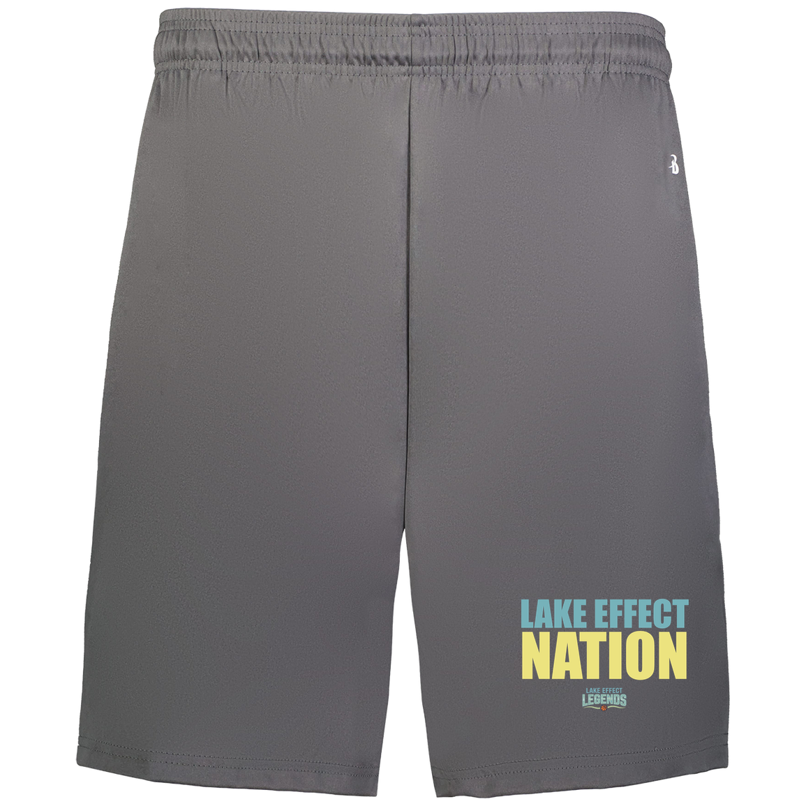 lake-effect-legends-hoops-nation-badger-adult-b-core-7-inch-short-with-pockets — Graphite — Front — source sha256 1d6e0031447b7a6cbab41b6c11e59c5c39f87899d69d3f3c82cb436646e14fc7 — Color position 2