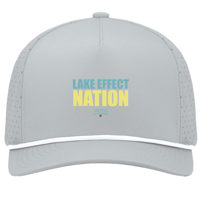 lake-effect-legends-hoops-nation-pacific-headwear-weekender-perforated-snapback-cap — Silver/White — Front — source sha256 3cb1f3e9b0b0951c1e6419a9f3ba39c78b5b44b30b204d26a75a04f715f63876 — Color position 5