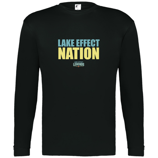 lake-effect-legends-hoops-nation-c2-mens-performance-long-sleeve-tee — Black — Front — source sha256 65f4ce14aabf13959ffa7a6caaf10b16b0a14dd3e443dcdbb7d1b405060ca645 — Color position 1