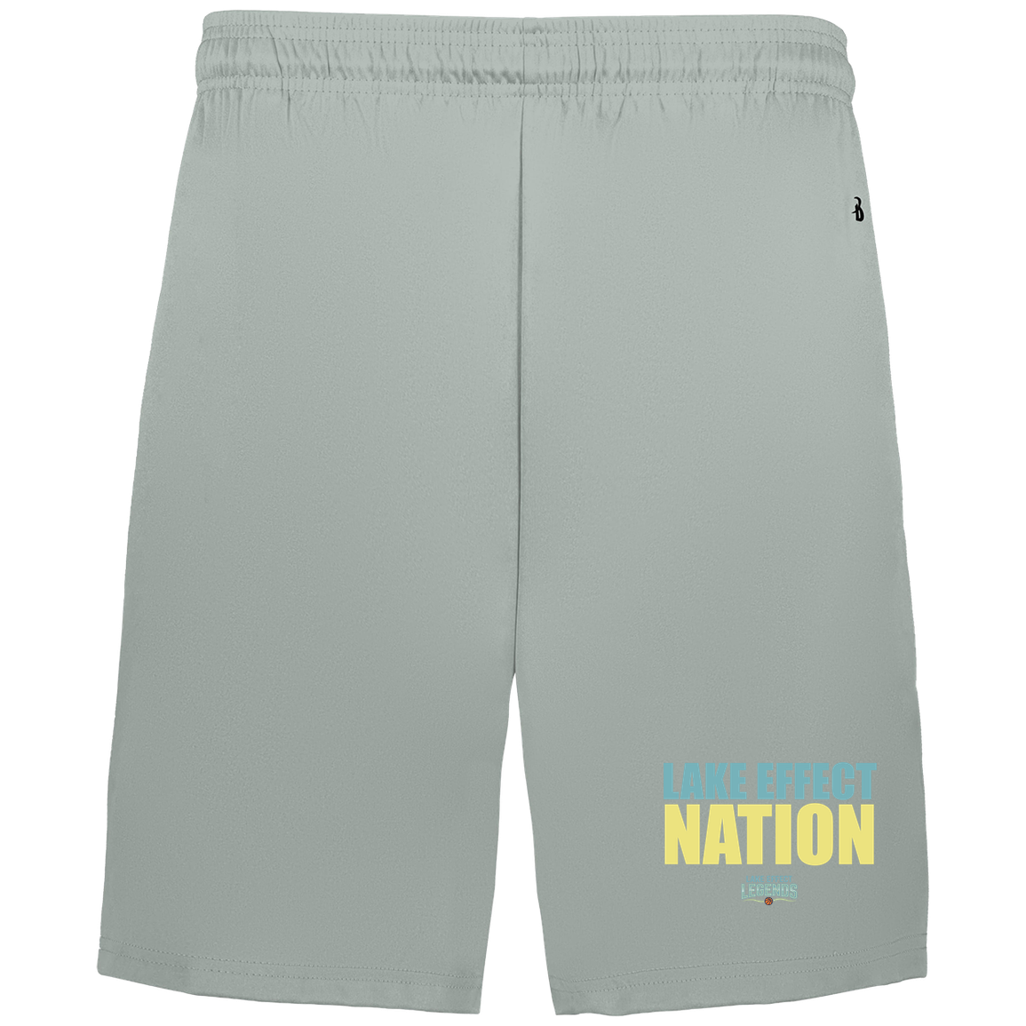 lake-effect-legends-hoops-nation-badger-adult-b-core-7-inch-short-with-pockets — Silver — Front — source sha256 8d87196dd98de4f7a2433a733fce12597193de2341613111d3a9043efd647856 — Color position 3