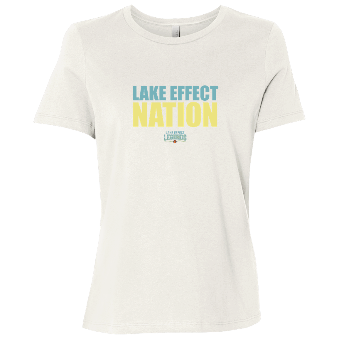 lake-effect-legends-hoops-nation-bella-canvas-ladies-relaxed-jersey-short-sleeve-t-shirt — Vintage White — Front — source sha256 a1404f368d40ee0fc619d81bbe91f777a5dfc123cba24b7e9a7903977c0d86b7 — Color position 2