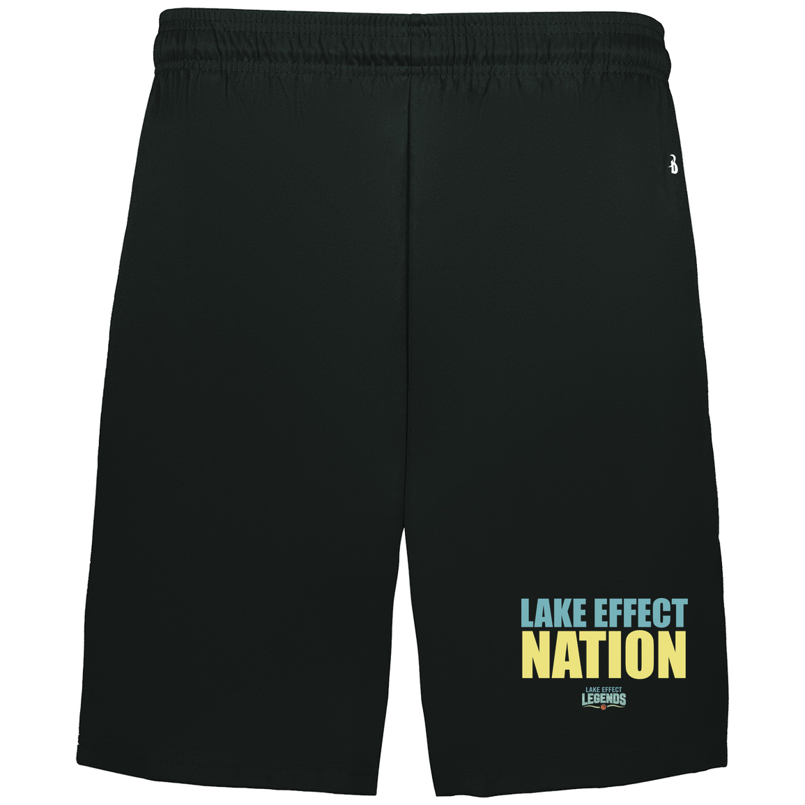 lake-effect-legends-hoops-nation-badger-adult-b-core-7-inch-short-with-pockets — Black — Front — source sha256 a20aedf841a3b6103e7cd504fd0dbf545d7e3610f71b9c02d49bd2f2e4699407 — Color position 1