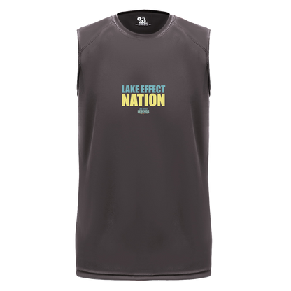 lake-effect-legends-hoops-nation-badger-b-core-sleeveless-performance-tee — Graphite — Front — source sha256 af4764b9af428fc3c032455c2d0d40857d5774bc12c1f857496400ba118e796c — Color position 2