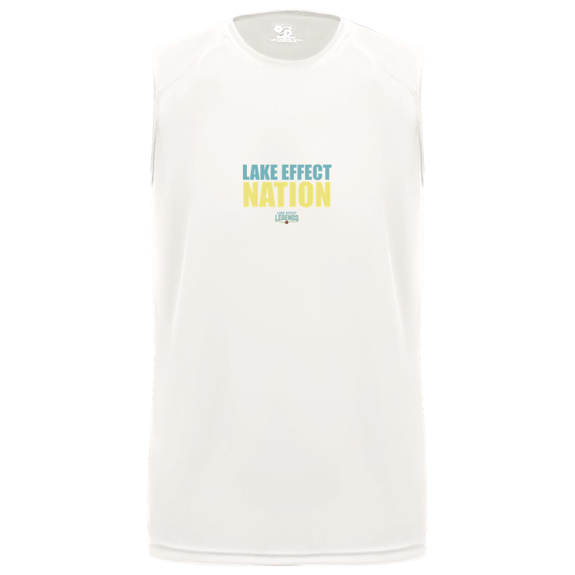 lake-effect-legends-hoops-nation-badger-b-core-sleeveless-performance-tee — White — Front — source sha256 cd219496cce6c3dbe8479a27dd7df91f12ac410cf4062399b433c0d1ee0e4ce4 — Color position 4