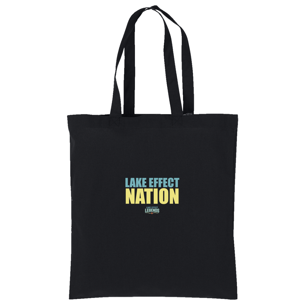 lake-effect-legends-hoops-nation-port-authority-core-cotton-tote — Deep Black — Front — source sha256 d16d1ddd5a070102835a3dbe4922dfc687846aba9e137beff9fccc17643ccc6c — Color position 1