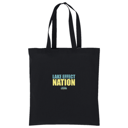 lake-effect-legends-hoops-nation-port-authority-core-cotton-tote — Deep Black — Front — source sha256 d16d1ddd5a070102835a3dbe4922dfc687846aba9e137beff9fccc17643ccc6c — Color position 1