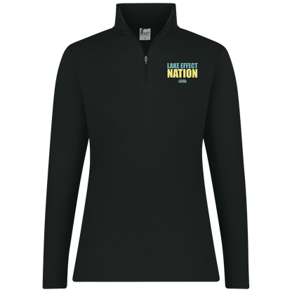 lake-effect-legends-hoops-nation-c2-womens-1-4-zip-pullover — Black — Front — source sha256 f100b26b2b47544e351b7011ee16dfd0e1180bb8e2b181d4acceaccd66a60b6a — Color position 1