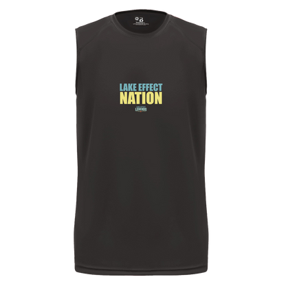 lake-effect-legends-hoops-nation-badger-b-core-sleeveless-performance-tee — Black — Front — source sha256 fad1c96703b07b397a512229e640312ec7dc4c8c49726ff13ff3e93f8c0a5ec6 — Color position 1