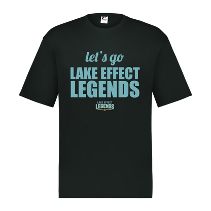 lake-effect-legends-let-s-go-c2-mens-performance-short-sleeve-tee — Black — Front — source sha256 08750d74d377791cee95b7d889ae5a520a96a0bbb3e43537b9e062aa9a182307 — Color position 1