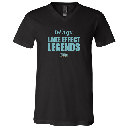 lake-effect-legends-let-s-go-bella-canvas-unisex-jersey-ss-v-neck-t-shirt — Black — Front — source sha256 930404dbd64a5fd6196edc45f5638e993d6f9fe6ae7ab6a6d7f9d298da097bdd — Color position 2