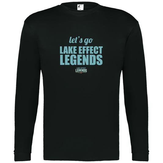 lake-effect-legends-let-s-go-c2-mens-performance-long-sleeve-tee — Black — Front — source sha256 d913a09ced597b31e99b98a9a48988402e219650d782af93404877364b8b8260 — Color position 1