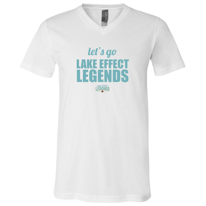 lake-effect-legends-let-s-go-bella-canvas-unisex-jersey-ss-v-neck-t-shirt — White — Front — source sha256 f80401dd03b8cf7d75dd0ca11df7a79ea12ee65e1f42efdfcb985cda751dd774 — Color position 1
