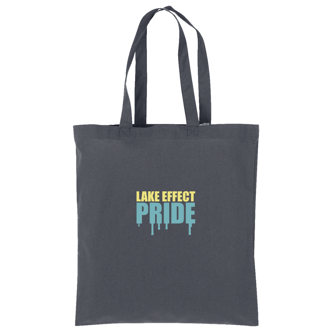 lake-effect-legends-pride-drip-port-authority-core-cotton-tote — Storm Grey — Front — source sha256 0f5e222d30346e9e503cf4741cb44af802663370f2d2c9ba3c1c7ccc7b60f5d0 — Color position 4