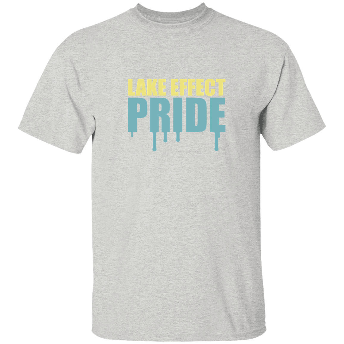 lake-effect-legends-pride-drip-gildan-5-3-oz-t-shirt — Ash — Front — source sha256 1c0857e2b994cbbbaeeb6c86b972bca42409553d3d3642c046fc5c03172f401a — Color position 4