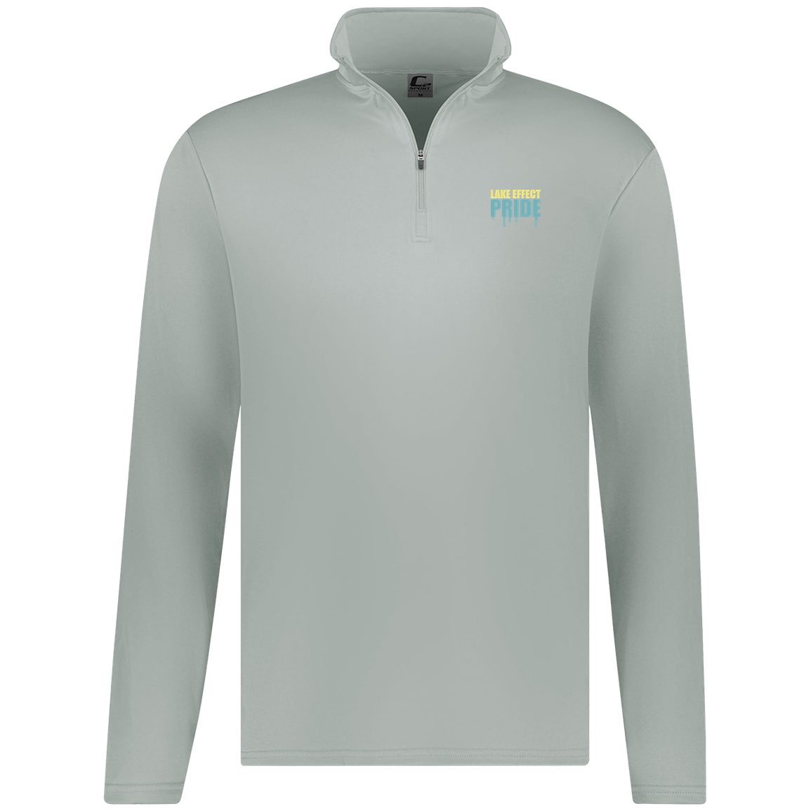 lake-effect-legends-pride-drip-c2-mens-1-4-zip-pullover — Silver — Front — source sha256 288af1f2ae845a8cdcd8df26ad03087ee8c448c8bdbe0a32805d98451ac5955b — Color position 2