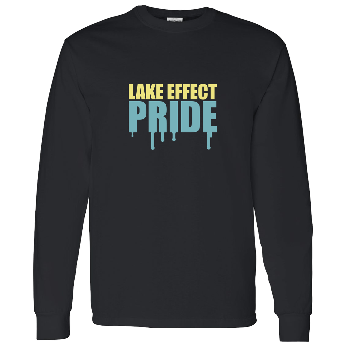 lake-effect-legends-pride-drip-gildan-ls-t-shirt-5-3-oz — Black — Front — source sha256 338efe6819c65c2fc2c023d50223f7091b0e486c7022860200931f838294af33 — Color position 4