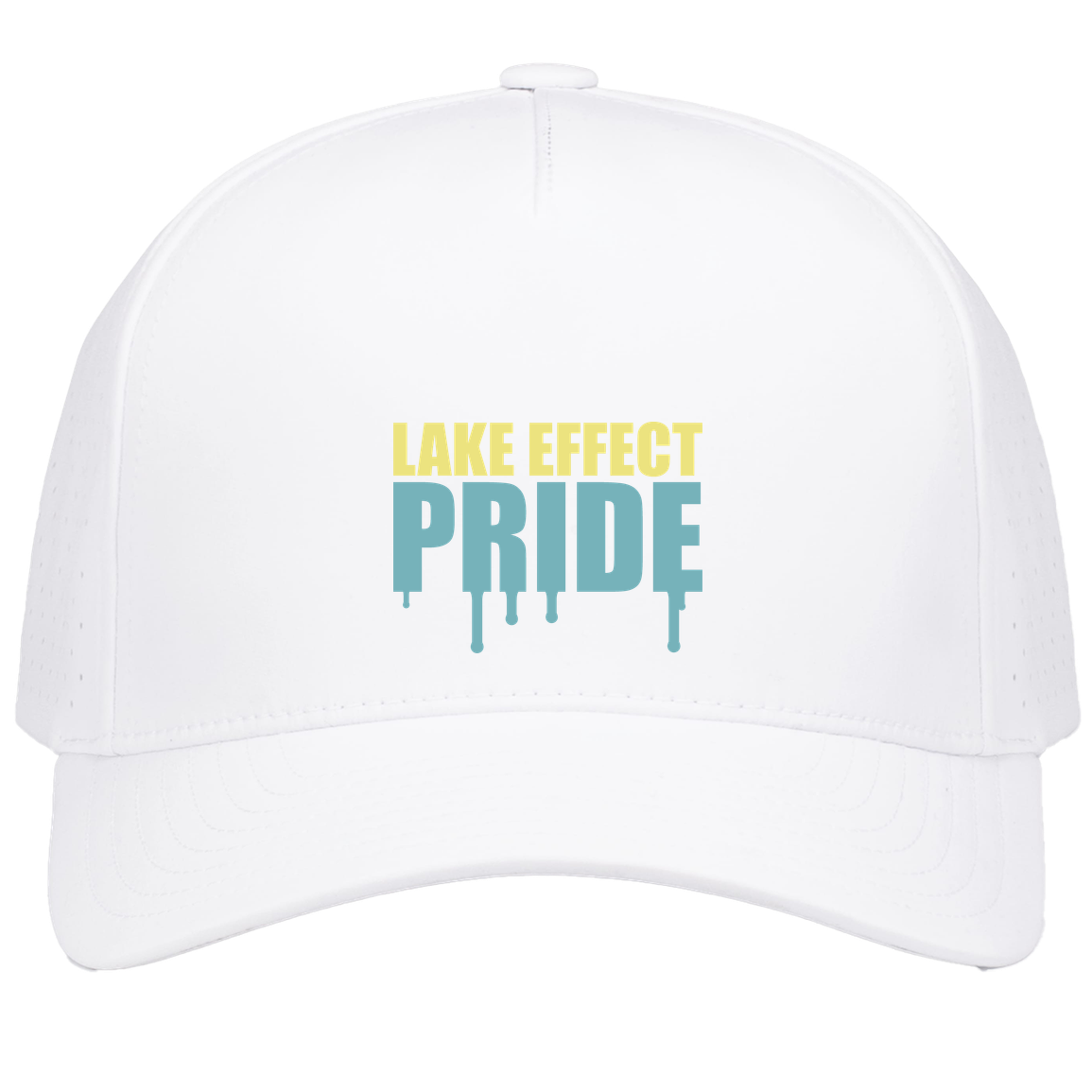 lake-effect-legends-pride-drip-pacific-headwear-weekender-perforated-snapback-cap — White — Front — source sha256 75b49c8bada0aa4d710f8600f2686df43740bf559d924837cc3beb2a3972d9dd — Color position 6