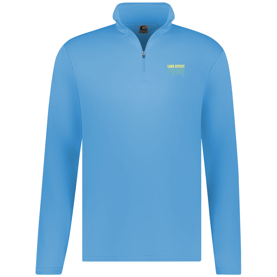 lake-effect-legends-pride-drip-c2-mens-1-4-zip-pullover — Columbia Blue — Front — source sha256 85b38cb81dfaa7ba82d8f46b2c326df07f5ab1e98faafac9eaf80ac14ca0cd25 — Color position 5