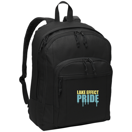 lake-effect-legends-pride-drip-port-authority-basic-backpack — Black — Front — source sha256 8b855d5c5896e5d8a3e8bbf2cb7c4601a4ae6d0d638c869eb4b79136142b9aa7 — Color position 1