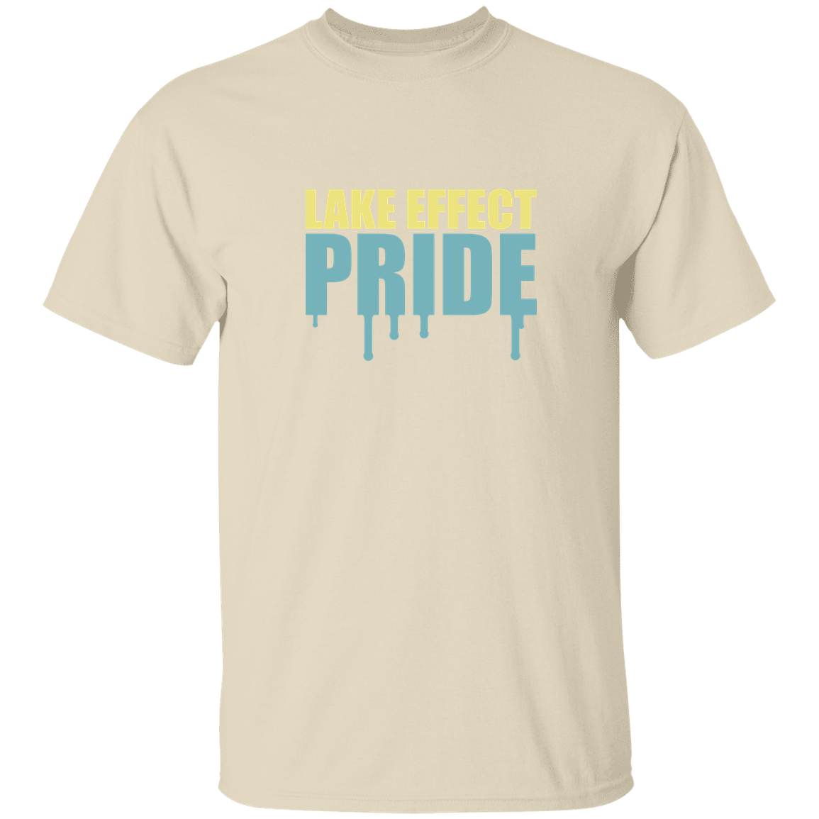lake-effect-legends-pride-drip-gildan-5-3-oz-t-shirt — Natural — Front — source sha256 99c0cbff19ee16dd1e0214cbbdb418c7176514bdcef6aa078390ca2d0d0a0f9a — Color position 2