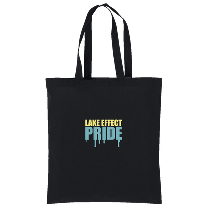 lake-effect-legends-pride-drip-port-authority-core-cotton-tote — Deep Black — Front — source sha256 d9e6d6e9bd1d9516190d58ee741050c038e9e54d87331405269d1bab20cf5238 — Color position 1