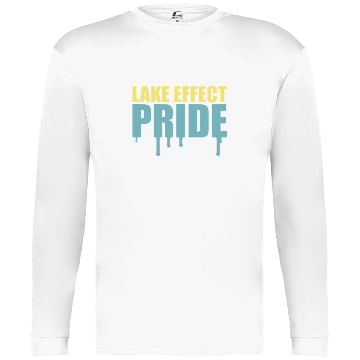 lake-effect-legends-pride-drip-c2-mens-performance-long-sleeve-tee — White — Front — source sha256 f85d930b4b77558b372845ec6f0b99a967a69bb181873895b2b526c6176b4490 — Color position 4