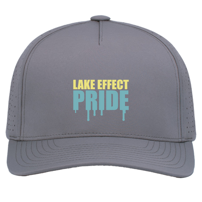 lake-effect-legends-pride-drip-pacific-headwear-weekender-perforated-snapback-cap — Graphite — Front — source sha256 f99b2d9f9796ad04334776c0ec8deee2515aeb79bbc1ffca72a238e44d476002 — Color position 4