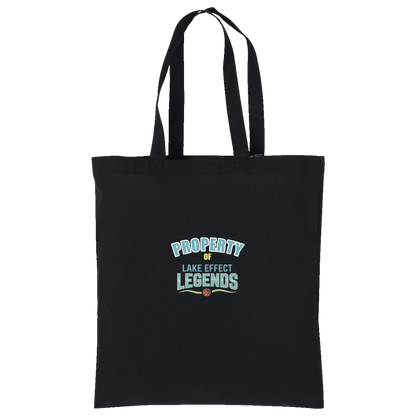lake-effect-legends-property-of-port-authority-core-cotton-tote — Deep Black — Front — source sha256 23f5898a06154b9d0bed582b3c113688a14af457fb99d86fa0aadddbf7662405 — Color position 1
