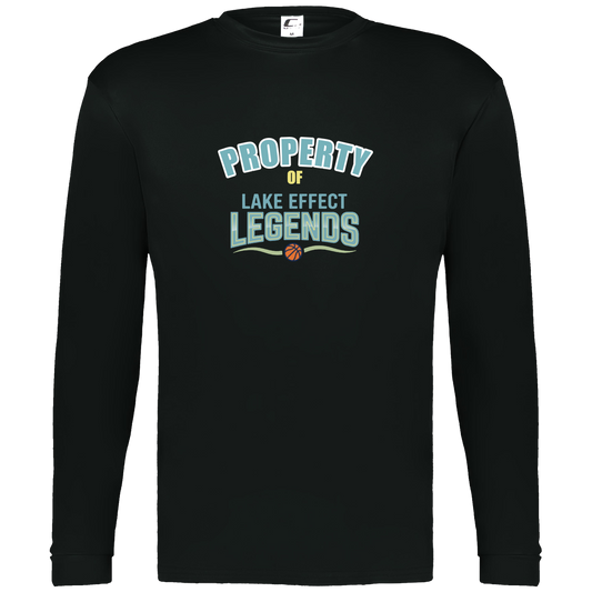 lake-effect-legends-property-of-c2-mens-performance-long-sleeve-tee — Black — Front — source sha256 2652f483bc0ca85166442e26074c863d06d4fe477fd5f59e96ff6a7a9761ae77 — Color position 1