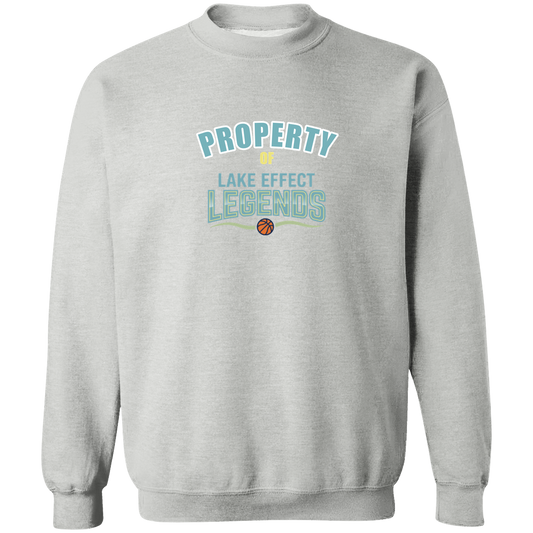 lake-effect-legends-property-of-gildan-crewneck-pullover-sweatshirt — Sport Grey — Front — source sha256 cb2009be50e8d72eed4aaf5f7181b07a2473f3415edfa64e5f6e7ee78e7999ae — Color position 1