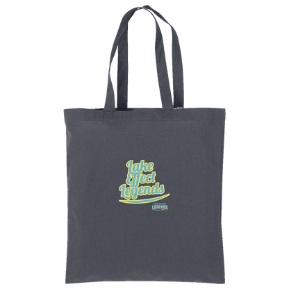 lake-effect-legends-retro-script-port-authority-core-cotton-tote — Storm Grey — Front — source sha256 79d2055a1c6c0ec774730282c0a825d673f249123e847f1bfec7a60eeebb4904 — Color position 4