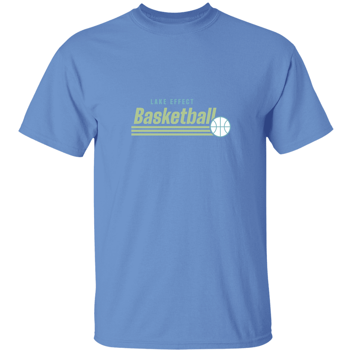 lake-effect-legends-retro-stripes-gildan-5-3-oz-t-shirt — Carolina Blue — Front — source sha256 0d970023e35d1546e54b102051884cf7d508e0935c041347ea0014b08ea99583 — Color position 7