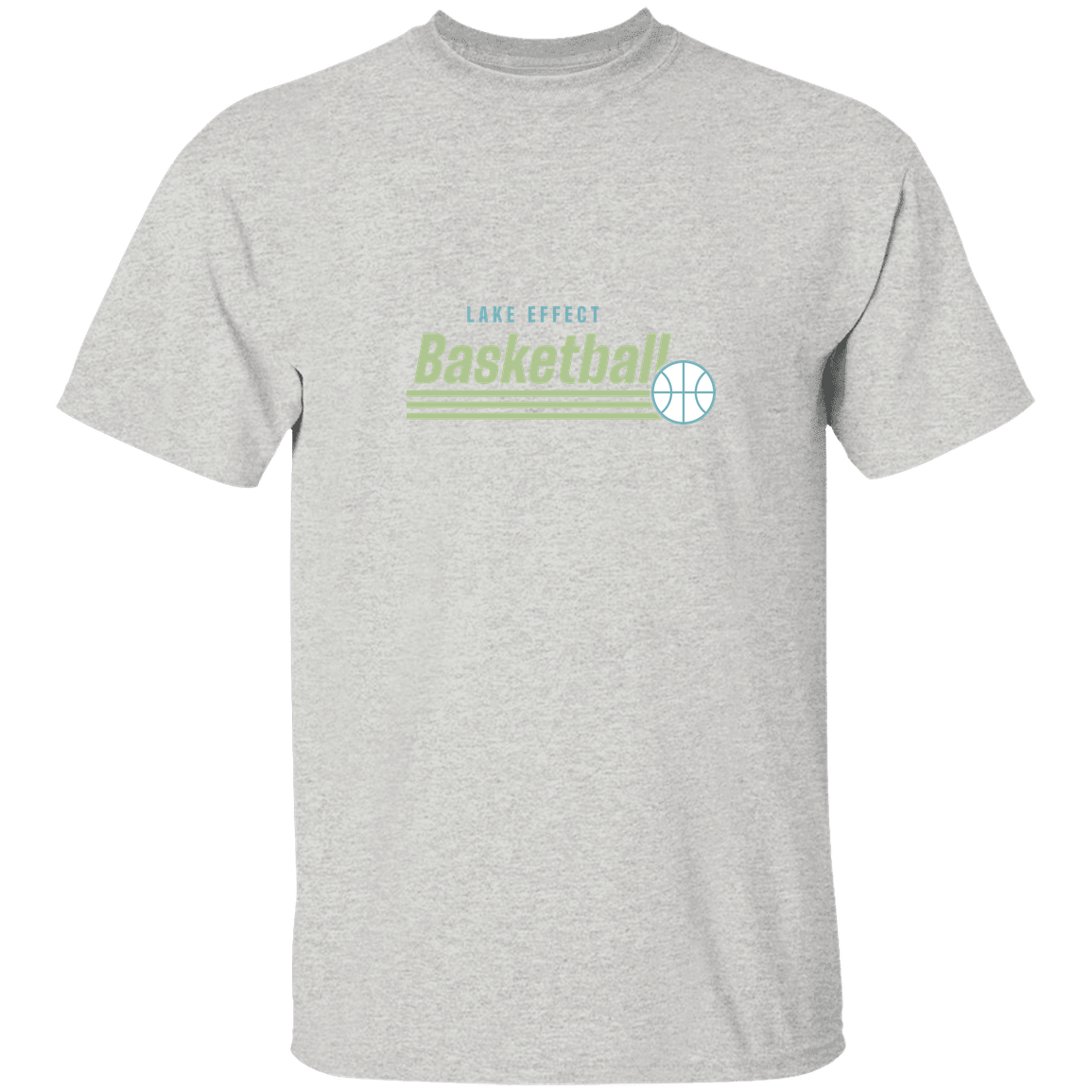 lake-effect-legends-retro-stripes-gildan-5-3-oz-t-shirt — Ash — Front — source sha256 14b152f6f2b64ce2ab2b2d40438abc2ee0434817df7a55b3edd3edc8f37f8451 — Color position 4