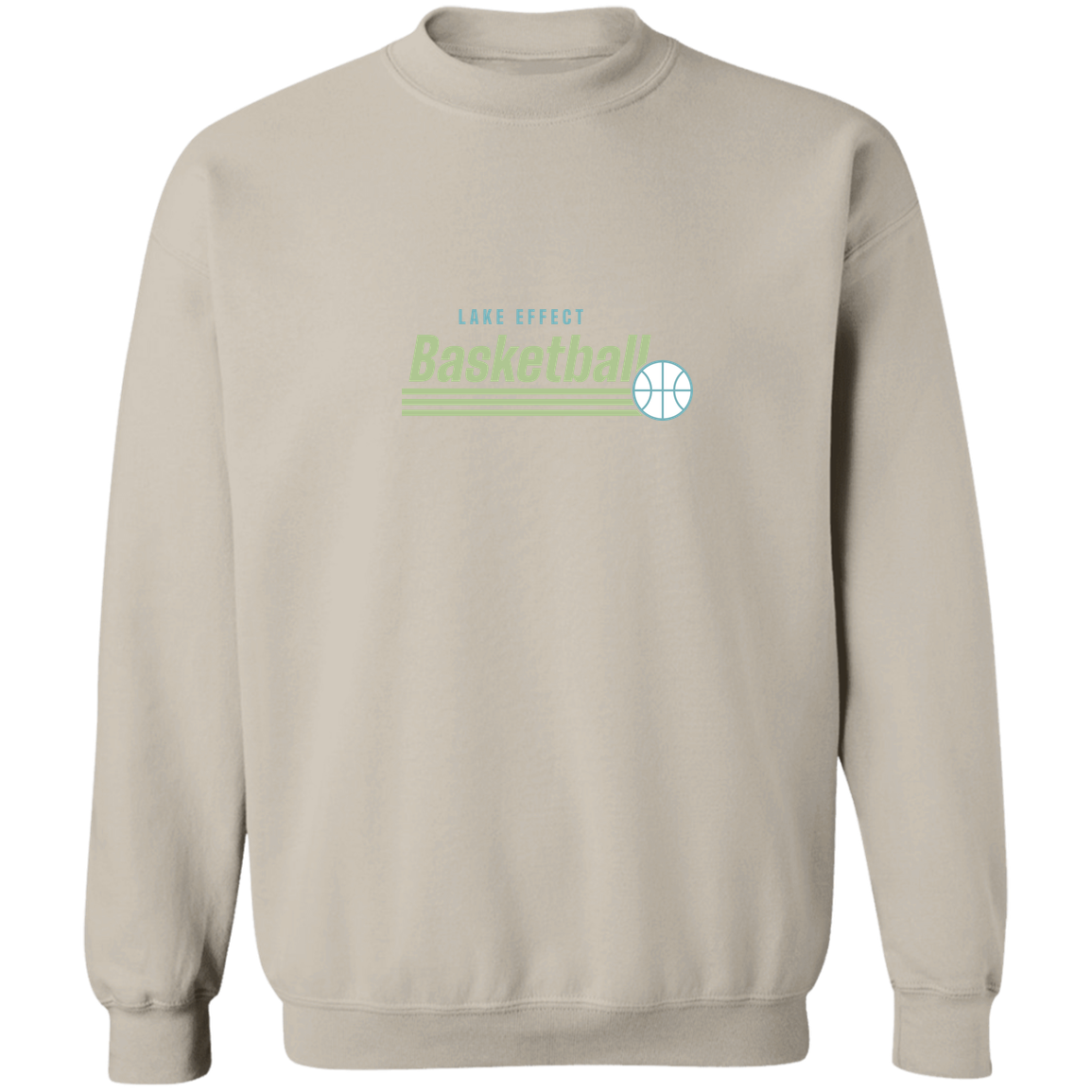lake-effect-legends-retro-stripes-gildan-crewneck-pullover-sweatshirt — Sand — Front — source sha256 5167a4290e127c08bdea9ca05153d7da9200036fd025ad817ce772364ceb613e — Color position 5