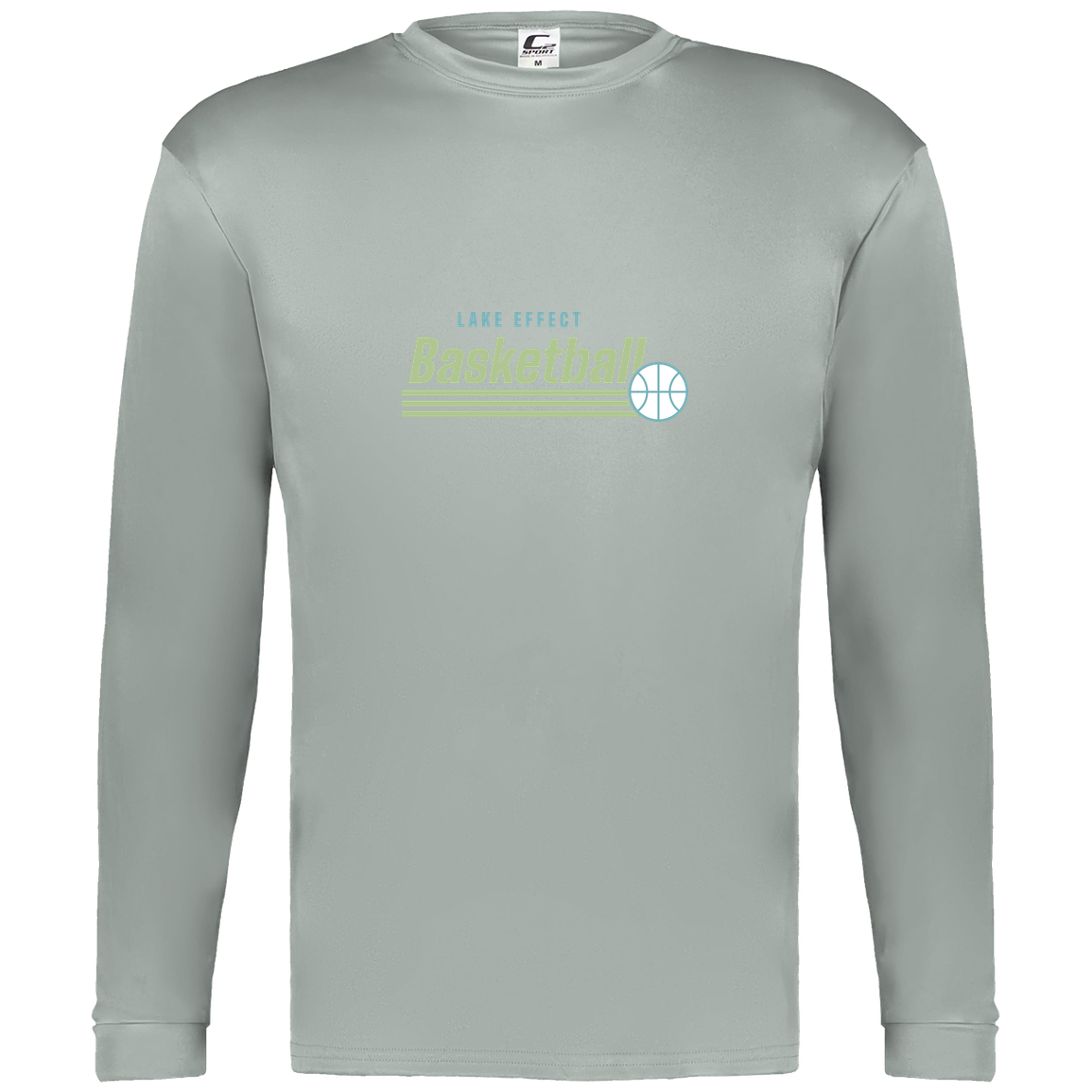 lake-effect-legends-retro-stripes-c2-mens-performance-long-sleeve-tee — Silver — Front — source sha256 5793f30f185b0470fa85febd5fb6fc2150c986e1b3ae549e1bfe3453cc3f603f — Color position 3