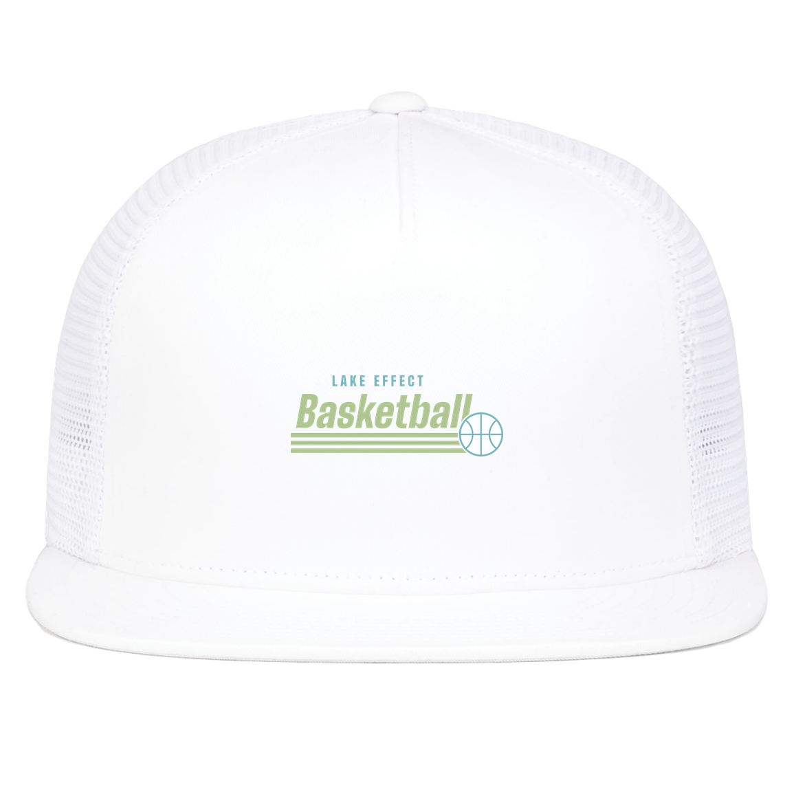 lake-effect-legends-retro-stripes-pacific-headwear-d-series-5-panel-trucker-snapback-cap — White — Front — source sha256 6f712c1ba1e144ea58cf2f06d9ec74581567d4dc2b11f12e04e1340c69cab34d — Color position 5