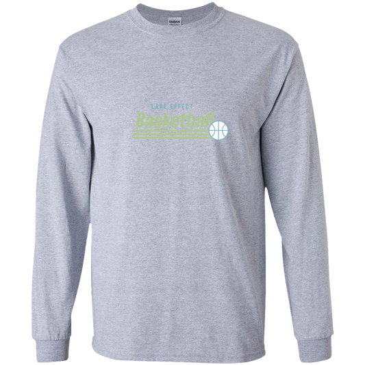 lake-effect-legends-retro-stripes-gildan-youth-ls-t-shirt — Sport Grey — Front — source sha256 7a042158a2c2920beed5a44ef98abfeb83cf2453928b9728fdf822e41756c5dd — Color position 1